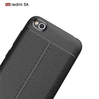 Защитный чехол Leather для Xiaomi Redmi 5A Черный