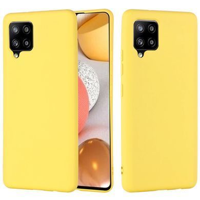 Захисний чохол Liquid Case Full Cover для Samsung Galaxy A42 5G Жовтий