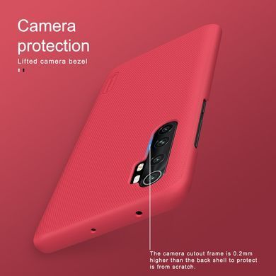 Захисний чохол Nillkin Frosted Shield для Xiaomi Mi Note 10 Lite Червоний