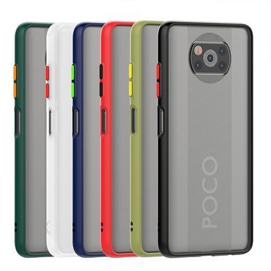 Захисний чохол Сolor Buttons для Xiaomi Poco X3 / X3 NFC / X3 Pro Зелений