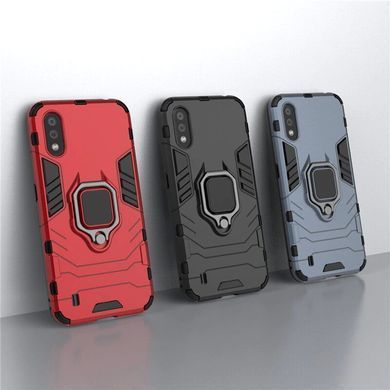 Защитный чехол Strong Guard Ring для Samsung A015F Galaxy A01 Navy
