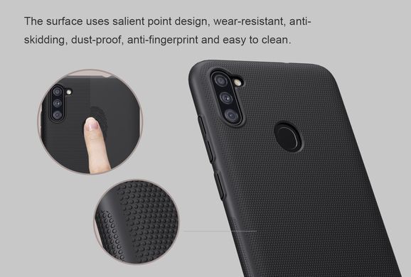 Захисний чохол Nillkin Frosted Shield для Samsung A115F Galaxy A11 / Galaxy M11 Чорний