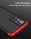 Защитный чехол GKK Full 360 для Xiaomi Redmi 10 Черный / Красный