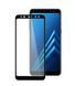Защитное стекло Full Glue для Samsung A530 Galaxy A8 2018 Черный
