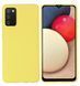 Защитный чехол Liquid Case Full Cover для Samsung A025 Galaxy A02s Желтый