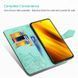 Чохол-книжка Art Book для Xiaomi Poco X3 / X3 NFC / X3 Pro Бірюзовий