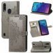 Чехол-книжка Art Book для ZTE Blade A7 2020 (с вырезом под сканер) Серый