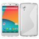 Чехол TPU S-line для LG D821 Nexus 5 Прозрачный