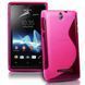 Чохол TPU S-line для Sony Xperia E Dual Рожевий