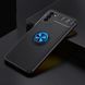 Защитный чехол Color Ring для Xiaomi Poco M3 Черный / Синий