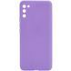 Защитный TPU чехол Softon Full Camera для Samsung A025 Galaxy A02s Сиреневый