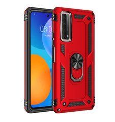 Защитный чехол Kvadrat Ring для Huawei P Smart 2021 Красный