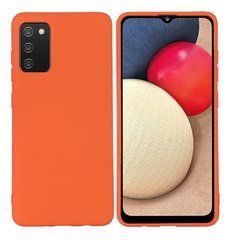 Защитный чехол Liquid Case Full Cover для Samsung A025 Galaxy A02s Оранжевый