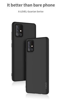 Защитный чехол X-level Guardian для Samsung M515F Galaxy M51 Черный