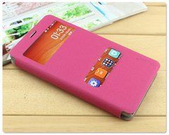 Чехол-книжка Pudini Goldsand для Xiaomi Redmi Note Розовый