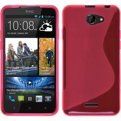 Чохол TPU S-line для HTC Desire 516 Рожевий