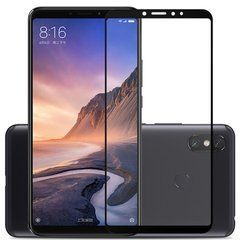 Защитное стекло Full Glue для Xiaomi Mi Max 3 Черный