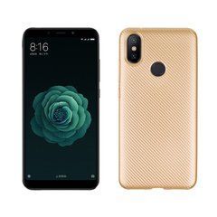 Захисний чохол Carbon TPU для Xiaomi Redmi S2 Золотий