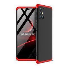 Захисний чохол GKK Full 360 для Samsung M515F Galaxy M51 Чорний / Червоний