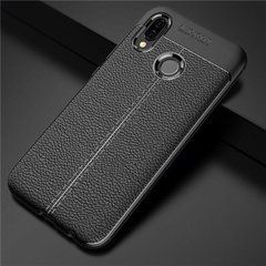 Защитный чехол Leather для Huawei P Smart Z Черный