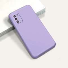 Защитный чехол Liquid Case Full Camera для Samsung A025 Galaxy A02s Сиреневый