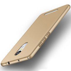 Захисний чохол Pudini Rubber Full Body для Xiaomi Redmi Note 3 / Redmi Note 3 Pro Золотий