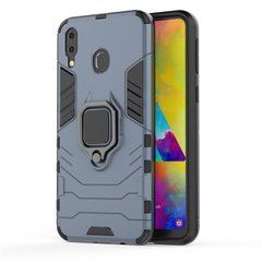 Защитный чехол Strong Guard Ring для Samsung M205F Galaxy M20 Navy