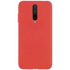Защитный чехол TPU Matte для Xiaomi Redmi K30 / Poco X2 Красный