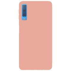 Защитный чехол TPU Softon для Samsung A750 Galaxy A7 2018 Оранжевый