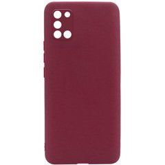 Защитный чехол Liquid Case Full Camera для Samsung A315F Galaxy A31 Бордовый