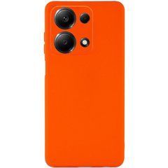 Захисний TPU чохол Softon Full Camera для Xiaomi Redmi Note 13 Pro 4G / Poco M6 Pro 4G Помаранчевий