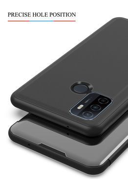 Чехол-книжка Clear View Mirror для Oppo A53 / A32 / A33 Черный