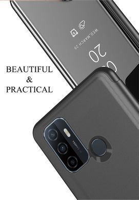 Чехол-книжка Clear View Mirror для Oppo A53 / A32 / A33 Черный