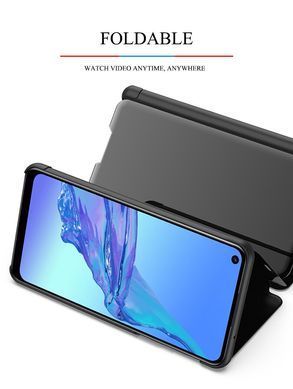 Чехол-книжка Clear View Mirror для Oppo A53 / A32 / A33 Черный