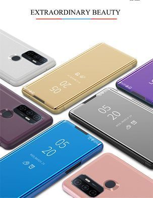 Чехол-книжка Clear View Mirror для Oppo A53 / A32 / A33 Черный