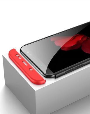 Защитный чехол GKK Full 360 для Samsung J600 Galaxy J6 2018 Черный / Красный