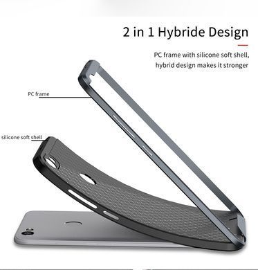 Ударопрочный чохол iPaky TPU+PC для Xiaomi Redmi Note 5A / Note 5A Prime Чорний / Золотий