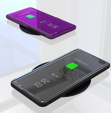 Чохол-книжка Clear View Mirror для OnePlus Nord Синій