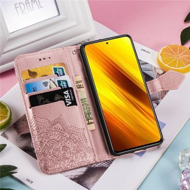 Чохол-книжка Art Book для Xiaomi Poco X3 / X3 NFC / X3 Pro Рожевий
