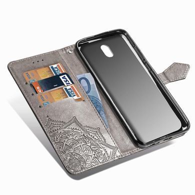 Чехол-книжка Art Book для Xiaomi Redmi 8A Серый