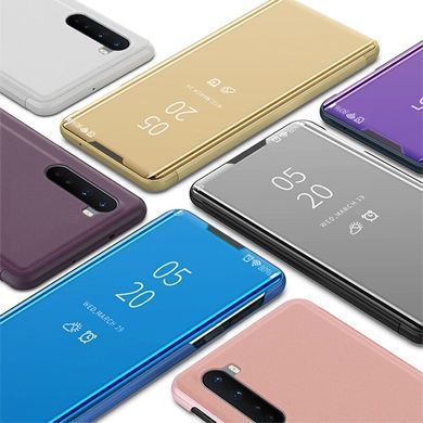Чохол-книжка Clear View Mirror для OnePlus Nord Синій