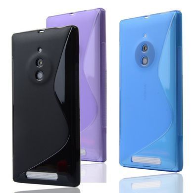 Чехол TPU S-line для Nokia Lumia 830 Черный