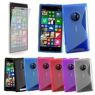 Чехол TPU S-line для Nokia Lumia 830 Черный
