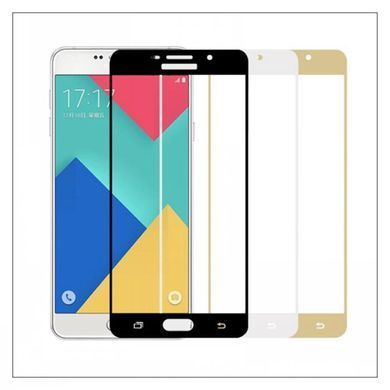 Защитное стекло 3D Plus для Samsung A310F Galaxy A3 2016 Золотистый