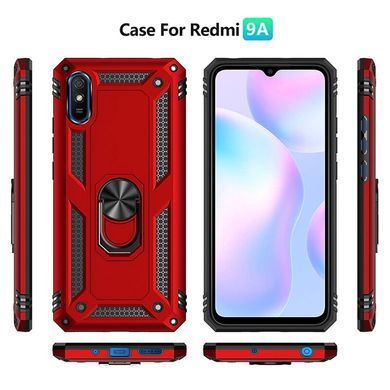 Захисний чохол Kvadrat Ring для Xiaomi Redmi 9A Червоний