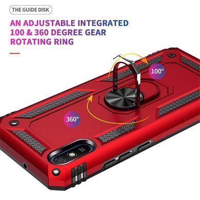 Захисний чохол Kvadrat Ring для Xiaomi Redmi 9A Червоний
