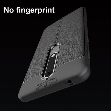 Захисний чохол Leather для Nokia 6.1 2018 Чорний