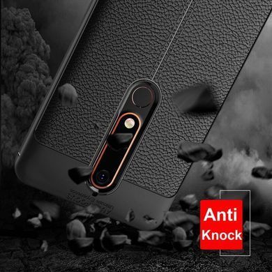 Захисний чохол Leather для Nokia 6.1 2018 Чорний