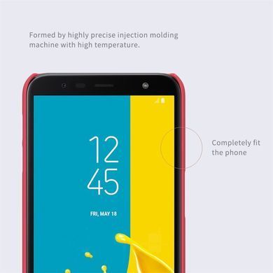 Защитный чехол Nillkin Frosted Shield для Samsung J610 Galaxy J6 Plus 2018 Красный