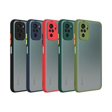Защитный чехол Сolor Buttons для Xiaomi Redmi Note 10 / Redmi Note 10S / Poco M5s Красный